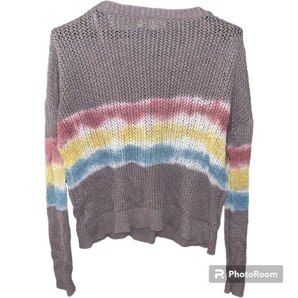 KNOX ROSE Womens Gray Storm Crewneck Knit Sweater Size Medium - Picture 2 of 8